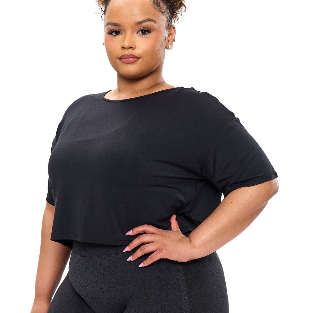 Buffbunny Rainforest Crop V2 Black size M